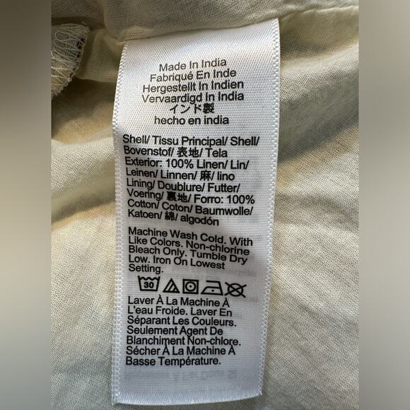 J.Crew Palermo smocked-waist mini dress in linen floral bouquet size small - Picture 6 of 10